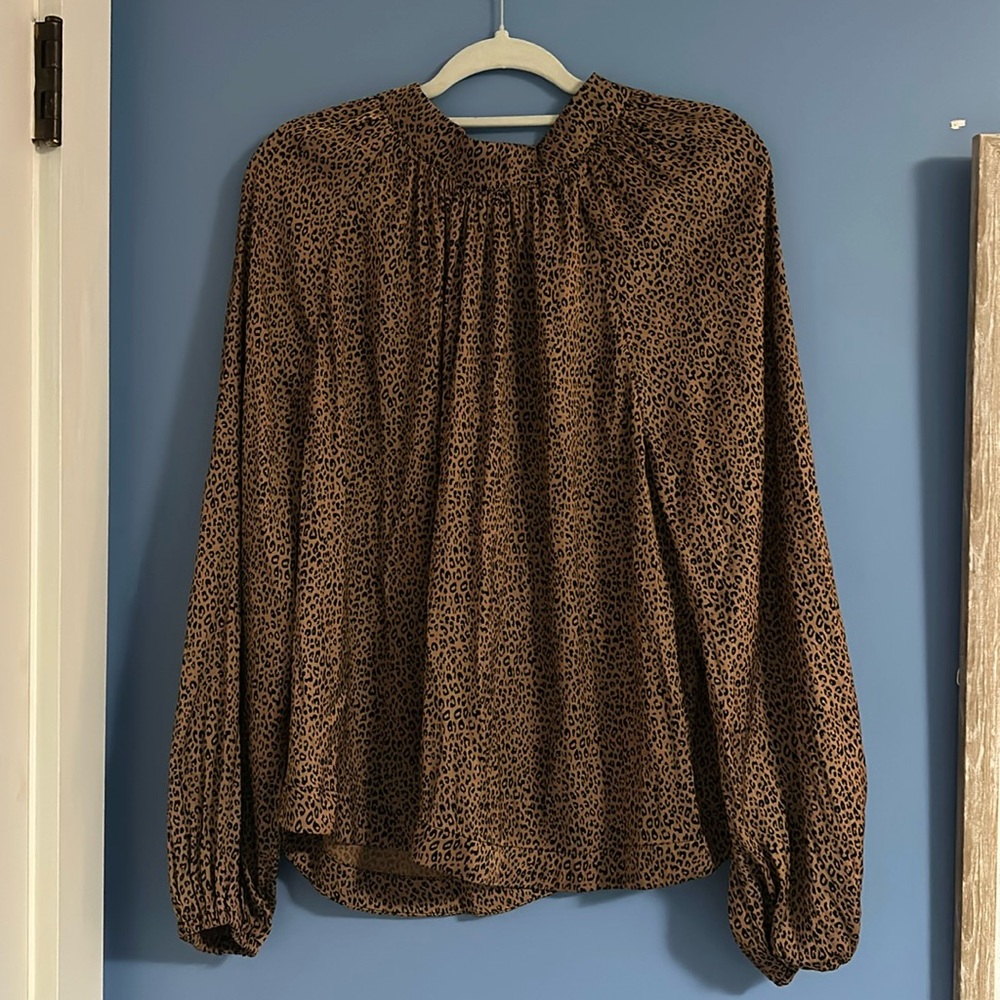 GAP Cheetah Blouse